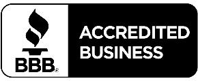Accredited Business Seal in Black horiz